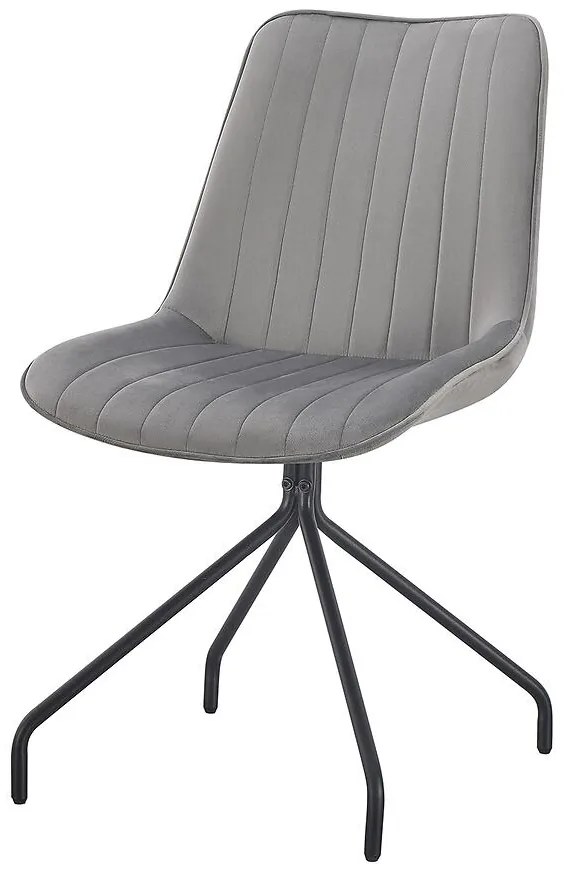 Stolička Nussi 12326 sivá