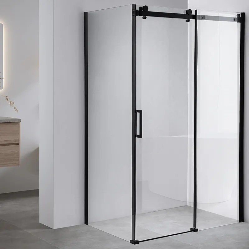 BPS-koupelny Obdĺžnikový sprchovací kút BS14C 120x90 čierna/transparent - bez vaničky