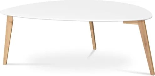 Konferenčný stolík Autronic 120x45 cm biely MDF mat AF-1184 WT