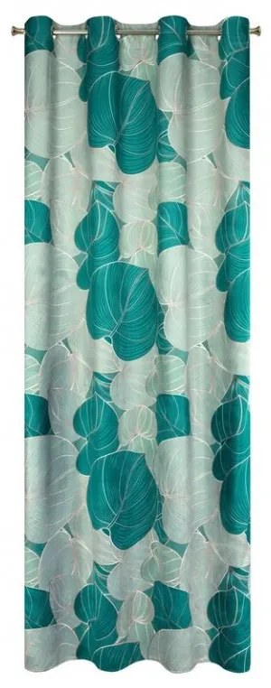 DECOREUM Zamatový záves s potlačou 140 cm x 270 cm viacfarebná 100 % polyester Rozmer varianty: 140 cm x 250 cm, Farba varianty: Hnedá 105448