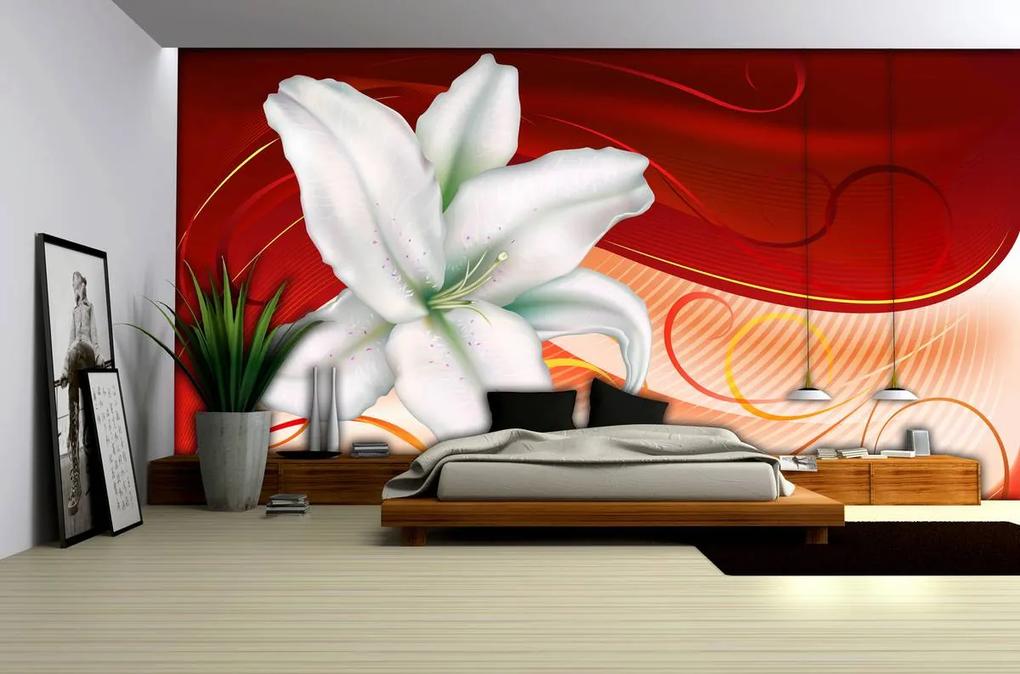 Fototapeta - Abstraktné umenie Lily Hearts (152,5x104 cm)