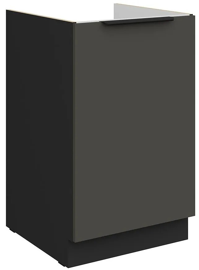 Kuchynská skrinka Aria-Gr/Bl Anti Fingerprint 50zl 1f Bb