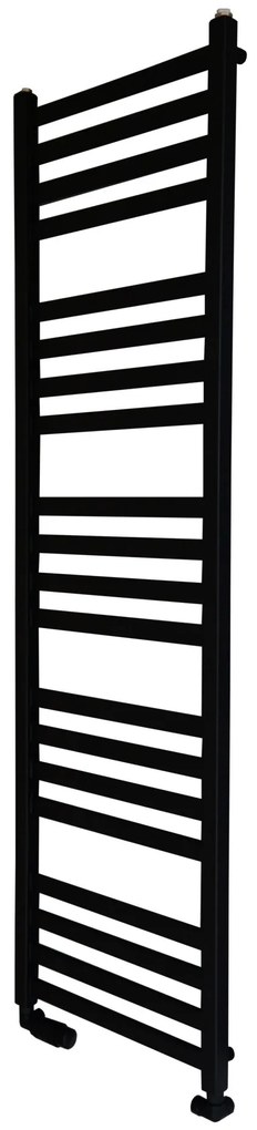 Regnis LOX, vykurovacie teleso 430x1800mm, 715W, čierna matná, LOX180/40/D400/BLACK