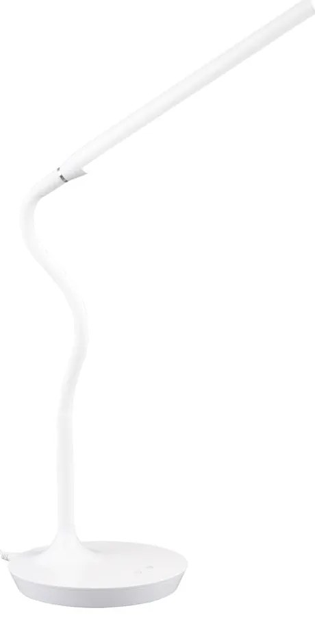 Biela LED stolová lampa (výška 38 cm) Toro – Trio