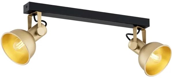 Argon 7144 - Bodové svietidlo LENORA 2xE14/7W/230V zlatá/čierna