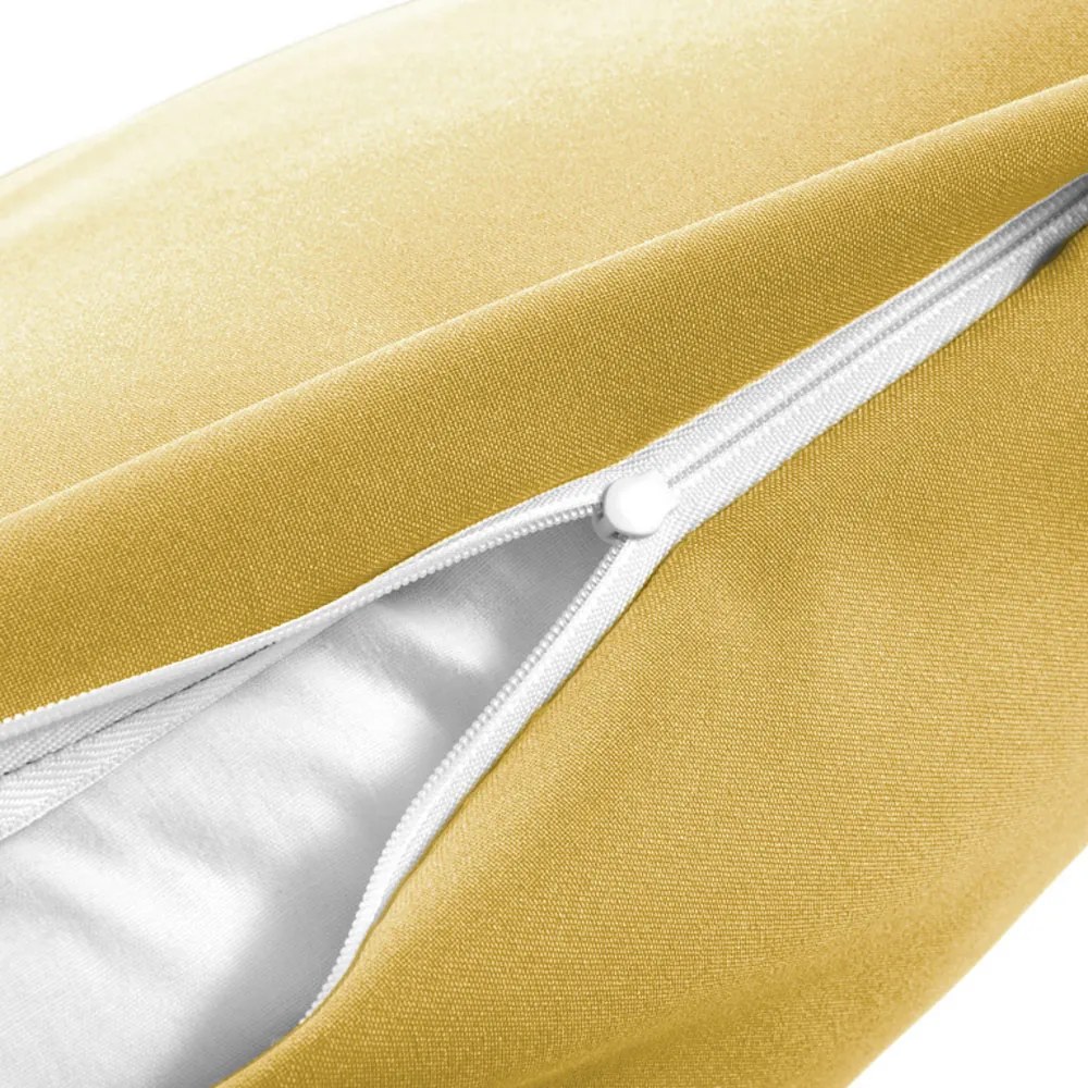 Biante Dekoračná obliečka na vankúš Rongo RG-098 Horčicová 60 x 60 cm