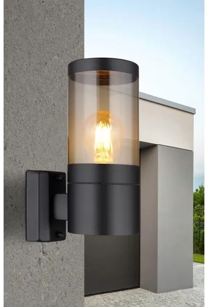Globo 32014BS - Vonkajšie nástenné svietidlo XELOO 1xE27/60W/230V IP44