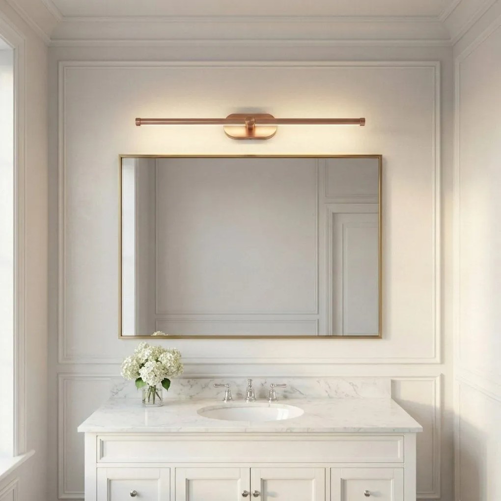 Toolight Toolight, LED nástenné svietidlo 60cm, 13W, 4000K, 1000lm, APP1896-1W, medená matná, OSW-66051