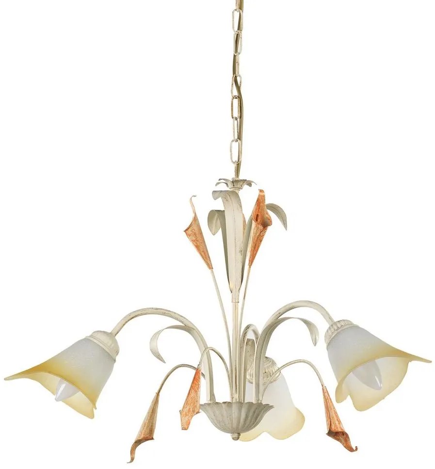 ONLI - Luster na reťazi LUCREZIA 3xE14/6W/230V krémová