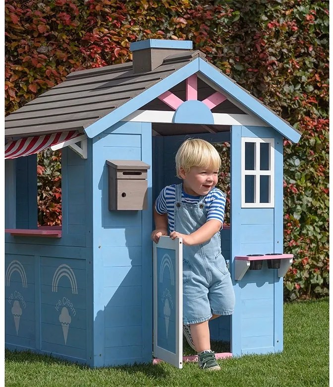 Hapro | Detský drevený domček Zmrzlinový raj | 11640648