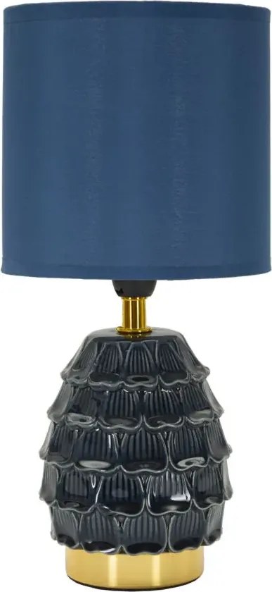 Stolná lampa Pigny 30,5 cm modrá
