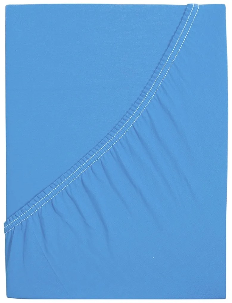 4Home jersey prestieradlo Premium modrá, 180 x 200 cm