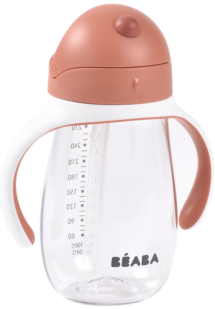 Hrnček so slamkou 300ml Terracotta