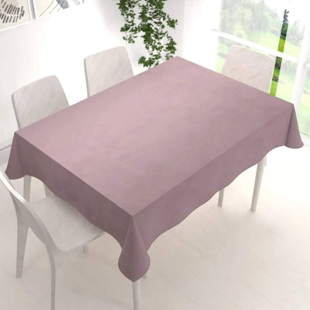 Biante Veľký zamatový obdĺžnikový obrus Velvet Premium SVP-002 Staroružový 200x240 cm