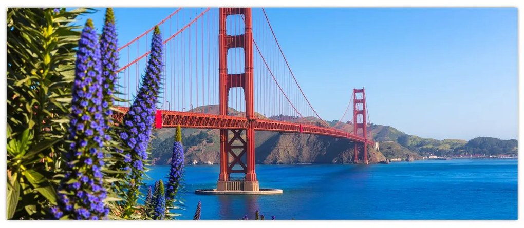 Obraz - Golden Gate Bridge, San Francisco (120x50 cm)