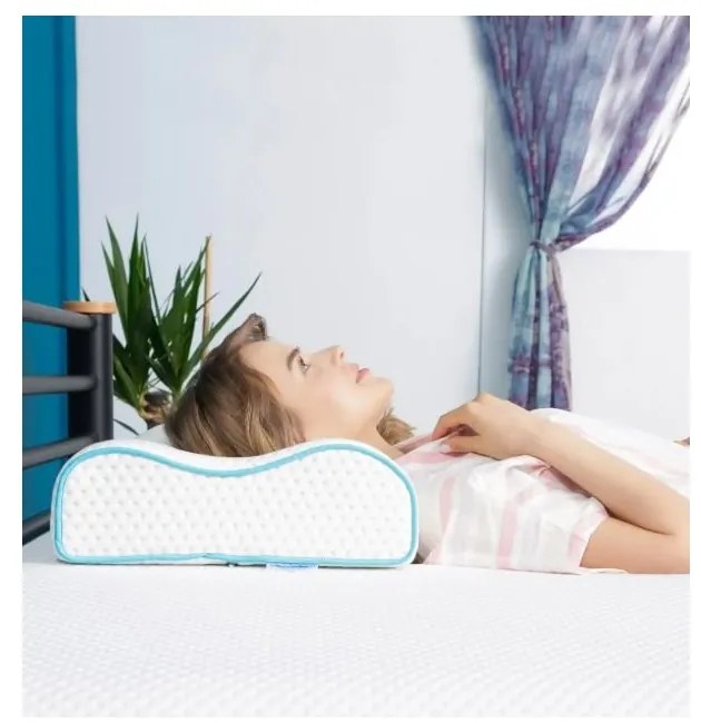 Anatomický vankúš s výplňou z pamäťovej peny 42x61,5 cm – Mila Home