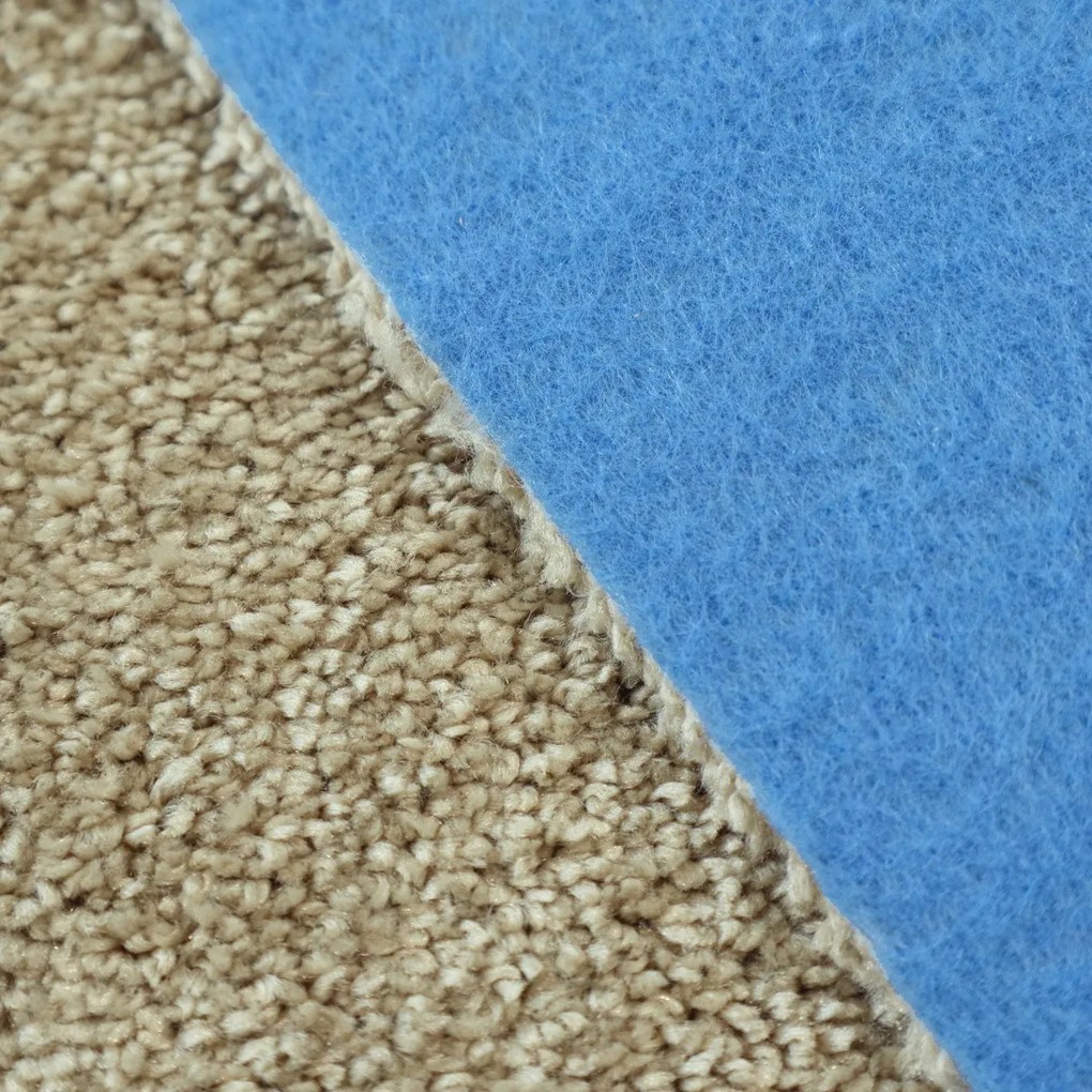 Metrážny koberec Feliz 056, na mieru, šíře 4m, béžová, filc, detská izba, ITC