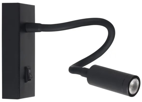 Kanlux 32522 - LED Flexibilná lampička TONIL LED/2,7W/230V čierna