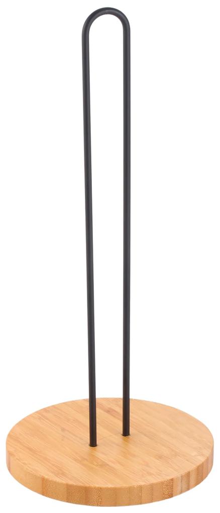 Erga Triss, stojan na papierové utierky 150x150x335 mm, hnedá-čierna, ERG-08235