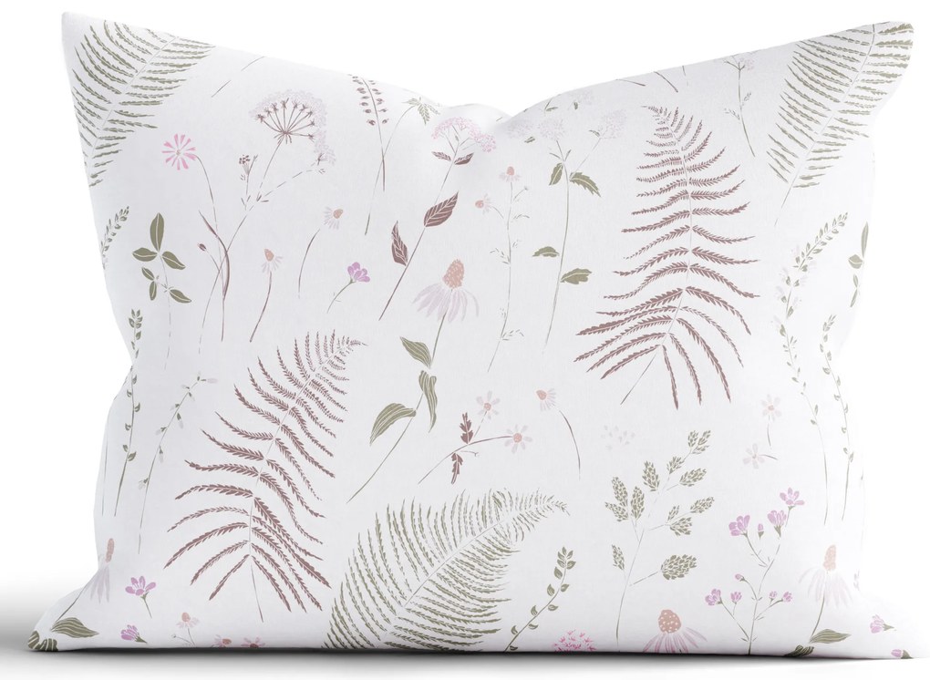 Bavlnená obliečka na vankúš Renforcé 70 × 90 cm – Gloria biela