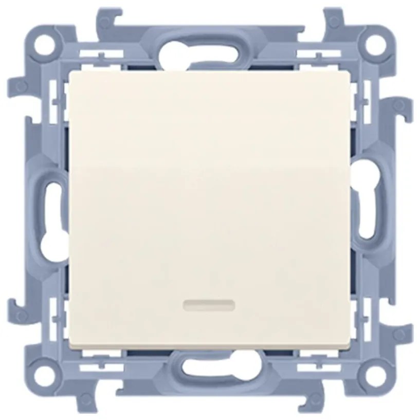 Jednopólový vypínač s podsvietením LED CW1L.01/41