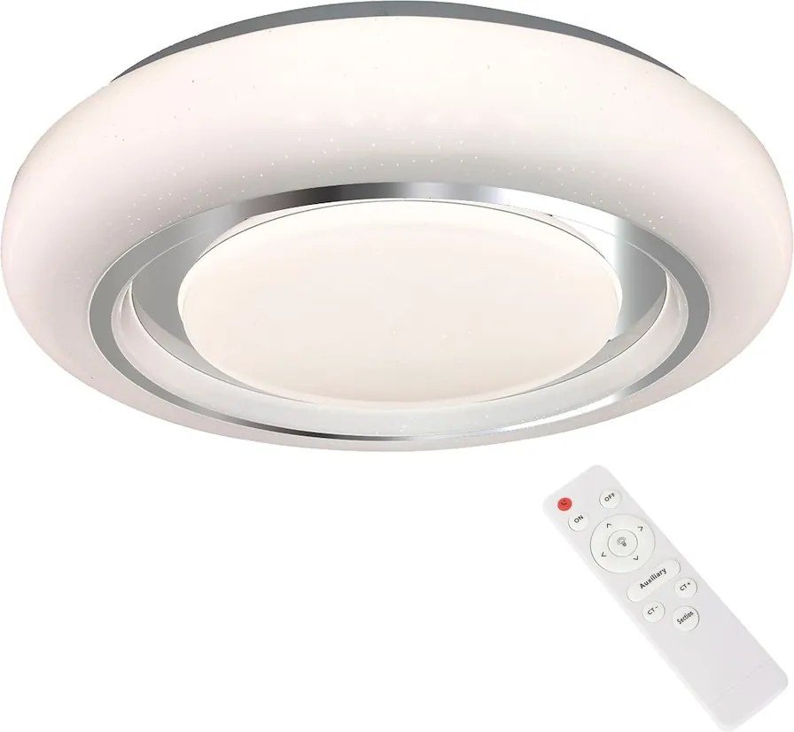 Stropné LED svietidlo Megan, 1x LED 48w, 3000-6000k, w/ch, s ovládačom