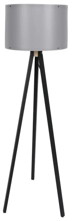 Stojacia lampa Timmy IV sivá/čierna