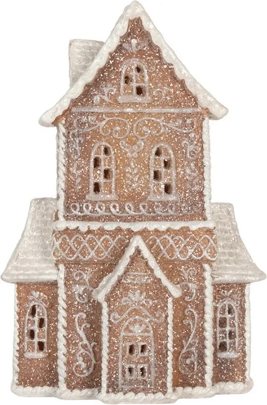 Perníková LED chalúpka Gingerbread Cott - 16*8*23 cm