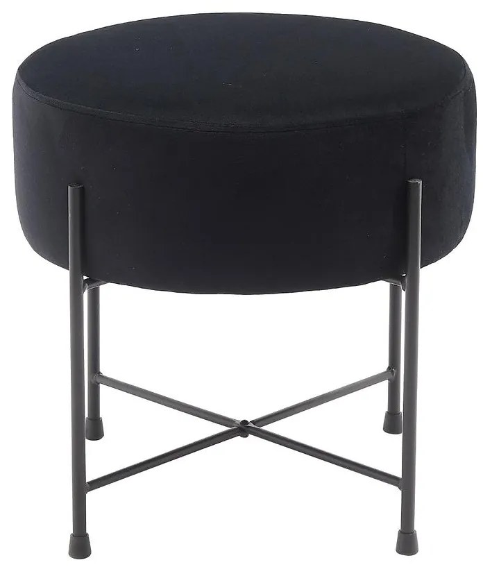 Taburetka Bob Black Velvet 19