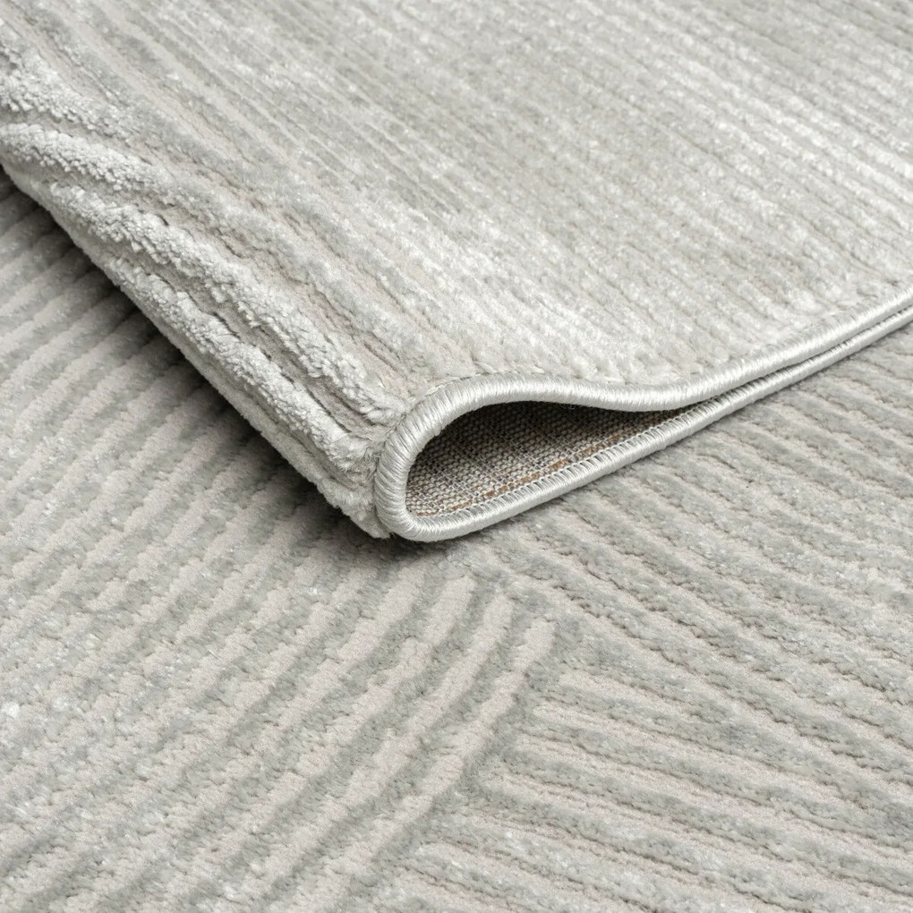 Angel Carpet, Kusový koberec Zafiro 25 Grey, 200x290, šedá, kancelária