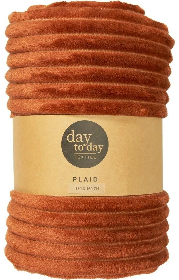 Deka Stripes Terracotta, 130 x 160 cm