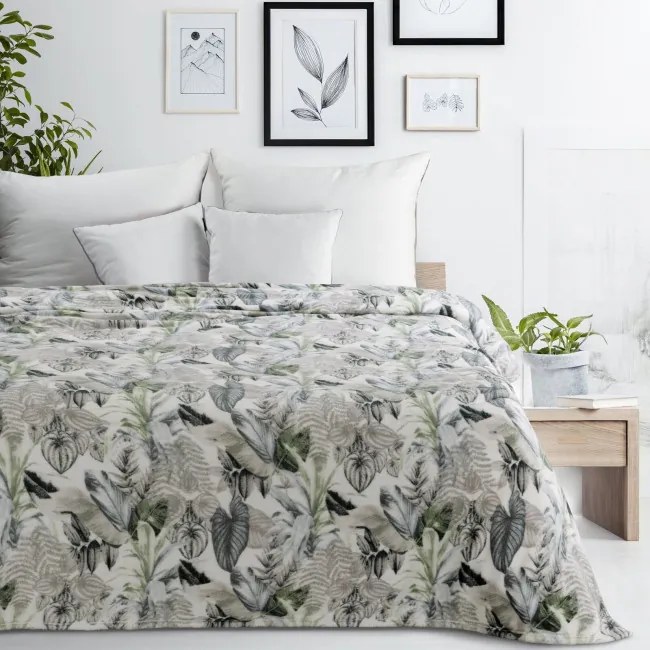 Deka DAVOS 2 zelená / strieborná