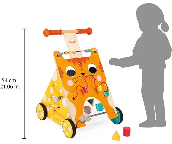 Janod - Chodítko s aktivitami mačka