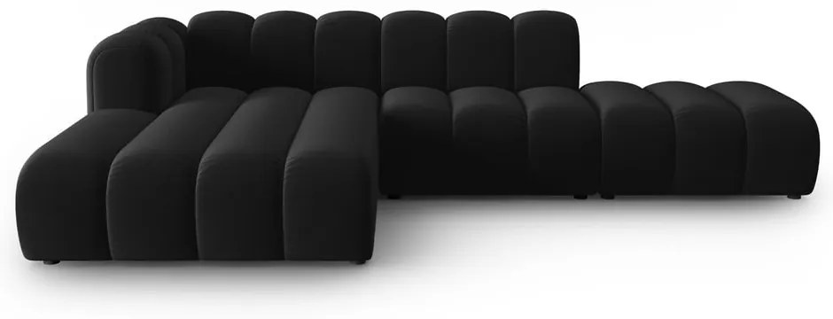 Antracitová rohová pohovka (ľavý roh) Lupine – Micadoni Home