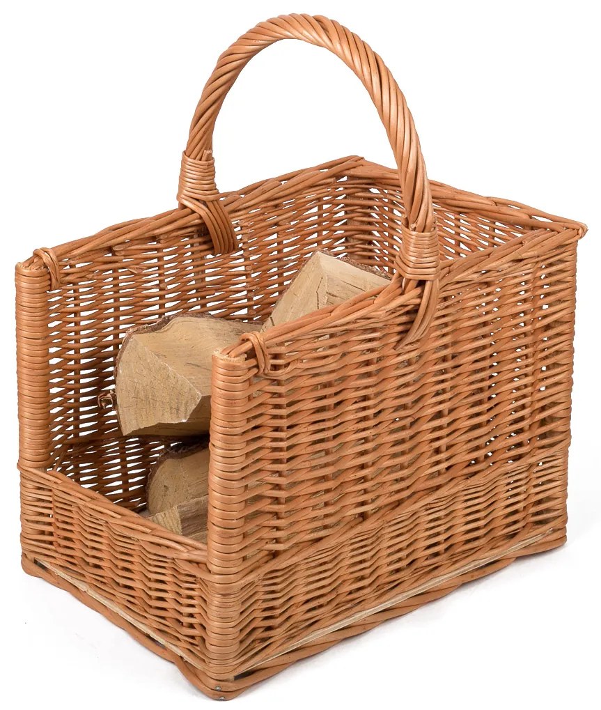 Krbový kôš prútený s preglejkovým dnom Vetva III.š. 28 x hl. 40 x v. 30/46(cm)