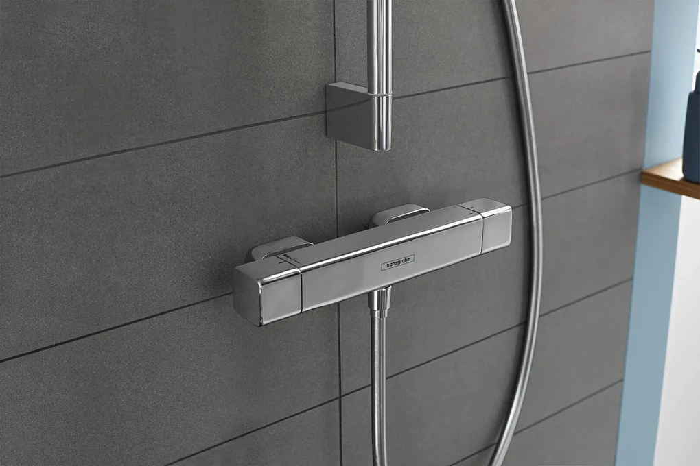 Hansgrohe Ecostat E, termostatická sprchová batéria, chrómová, HAN-15773000