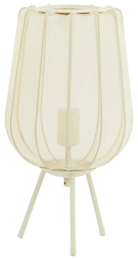 Krémová stolová lampa (výška 45 cm) Plumeria - Light &amp; Living