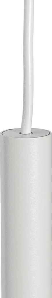 Moderné biele závesné svietidlo pre 1-fázový koľajnicový systém - Iconic Frini