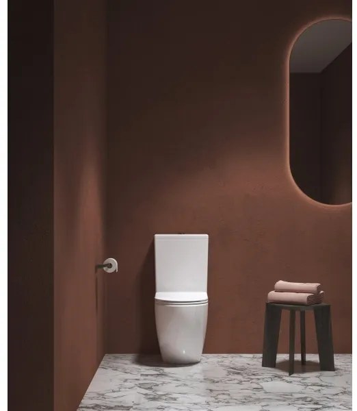 Ravak X01870 - kombinované bezokrajové WC (Rimless) s WC sedátkom SoftClose OPTIMA, keramika/biela