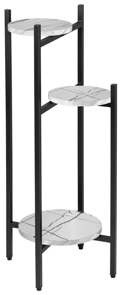 Stojan na kvety TRETORRI biely mramor