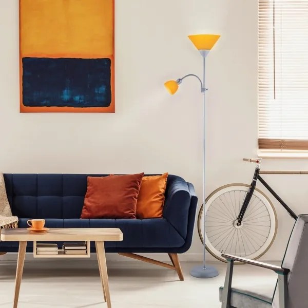 Rabalux 4026 - stojacia lampa ACTION 1xE27/100W+E14/25W