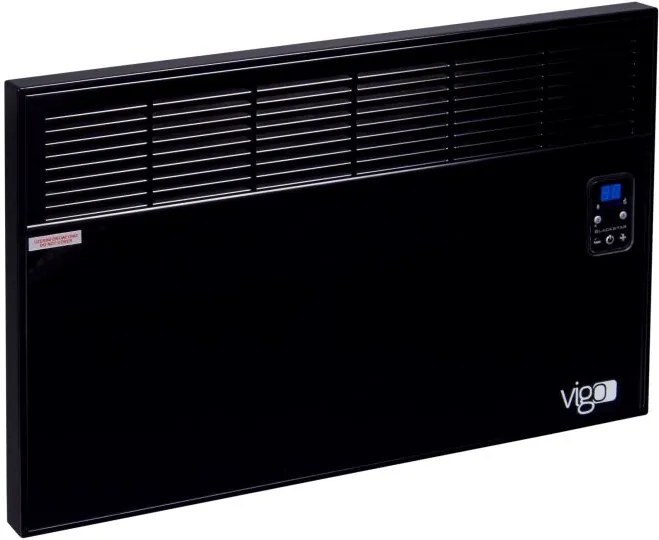 Vigo EPK 4570 E10 1000 W digitálny elektrický konvektor čierne sklo