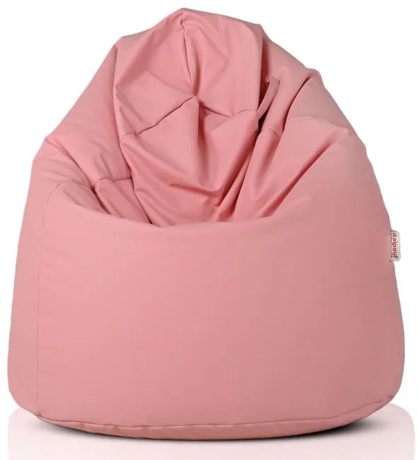 Sedací vak SAKO svetloružový ekokoža