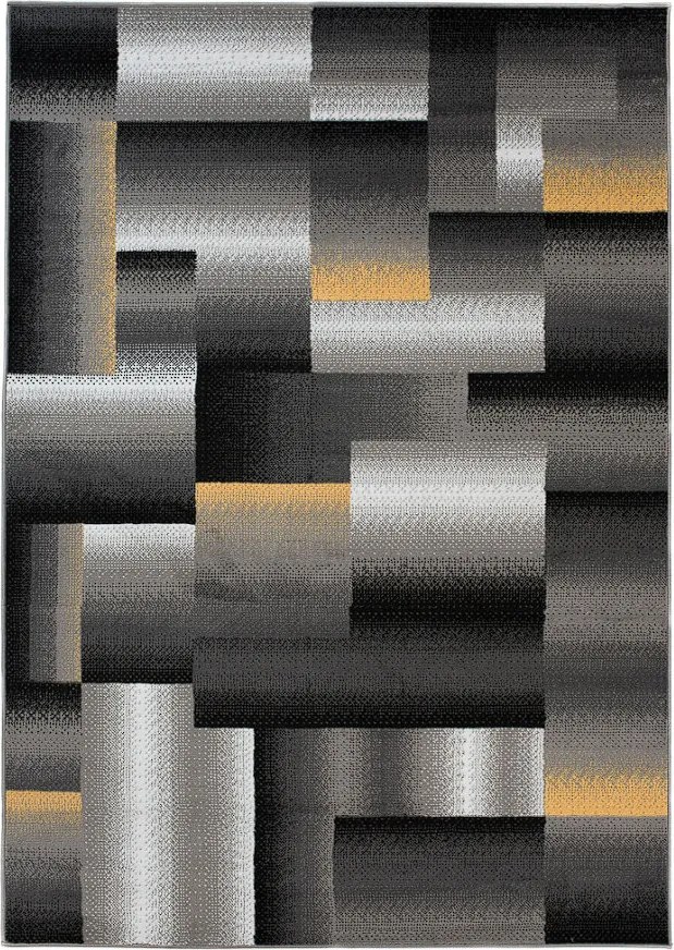 TA Koberec Z904B GRAY MAYA PP EYM Sivý Obdĺžnikový Rozmer: 140x200 cm
