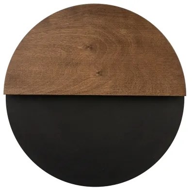 LED Nástenné svietidlo LUNA LED/7W/230V pr. 36 cm čierna/hnedá