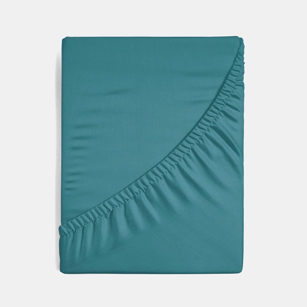 MAKOSATÉNOVÉ PRESTIERADLO NOVA3 100X200 CM, VÝŠKA 25 CM TYRKYSOVÉ