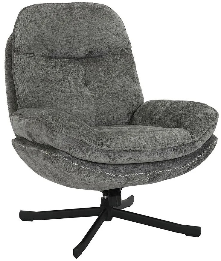 Kreslo Karmen tmavosivé