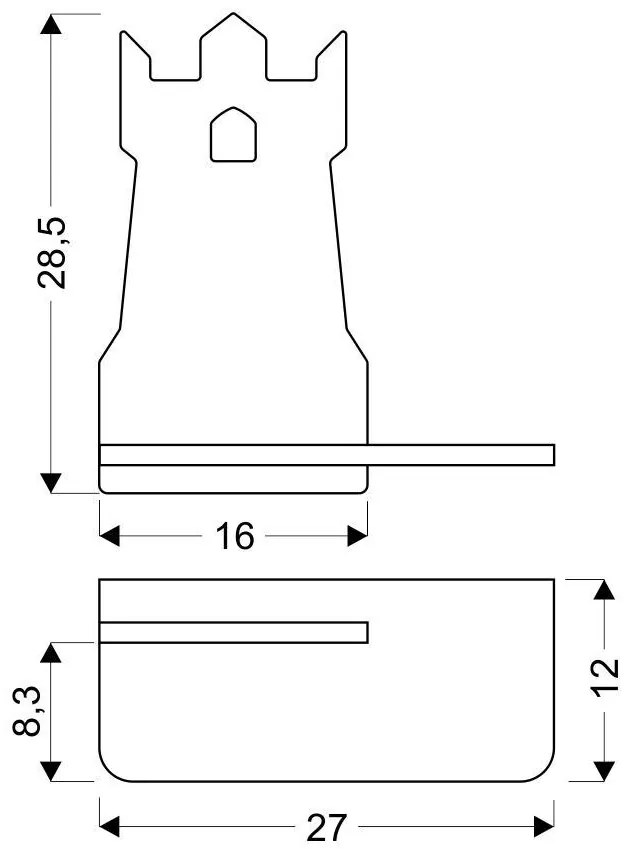 Candellux TOWER Nástenné svietidlo 4W LED 4000K IQ KIDS BLUE 21-84729