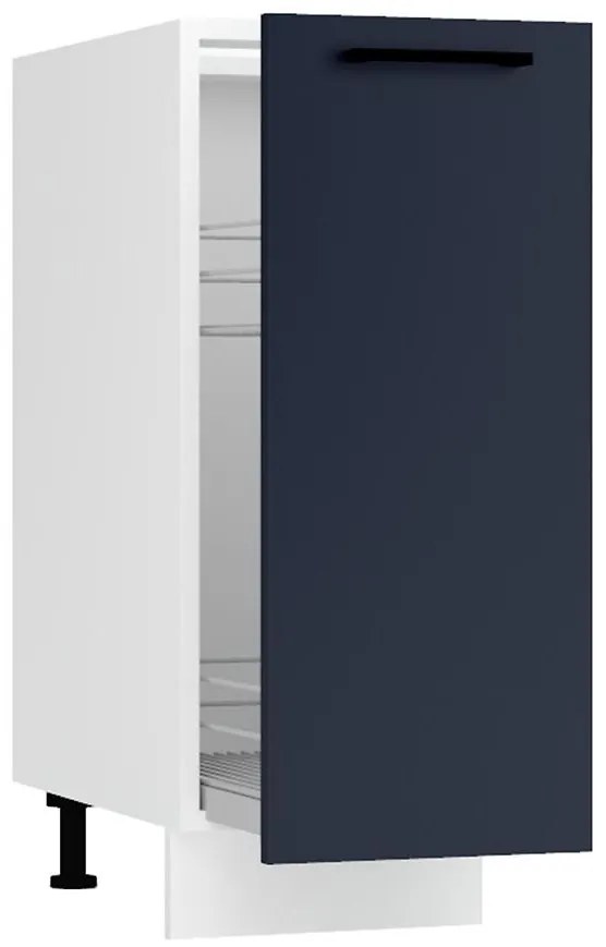 Kuchynská skrinka Max D30 Cargo + Kôš námornícka modrá