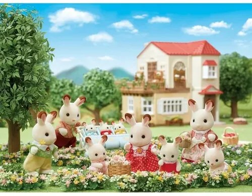 Sylvanian Families Rodina "chocolate" králikov, nová